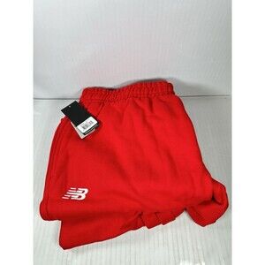Size XL Mens New Balance Training Sweatpants Red Joggers Pants Fleece NEW